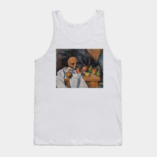 Still Life with Skull by Paul Cezanne Tank Top